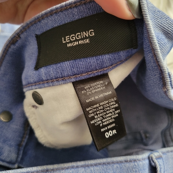 Express blue jeans Legging high rise 00R - Picture 5 of 6